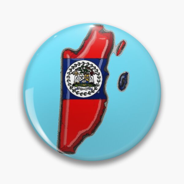 Item preview, Belize Map With Flag of Belize designed and sold by Havocgirl.
