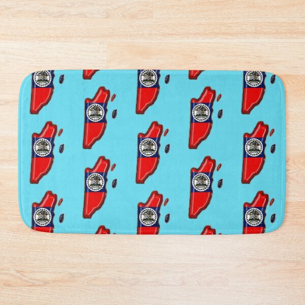 Item preview, Belize Map With Flag of Belize designed and sold by Havocgirl.