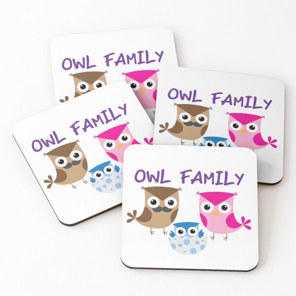 Item preview, owl family design for who love owl. designed and sold by maipadpro.