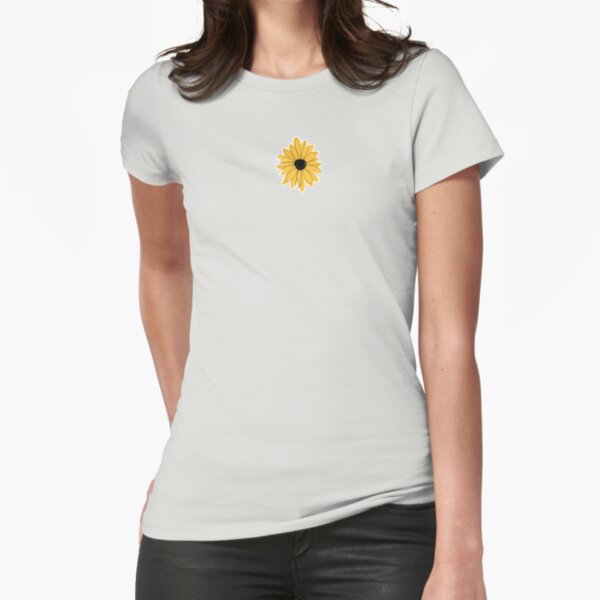 Beautiful Sunflower Fitted T-Shirt