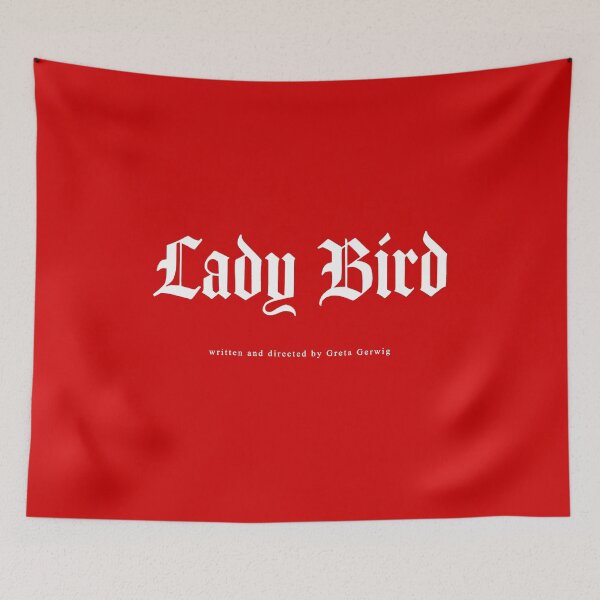 Item preview, Lady Bird directed by Greta Gerwig (Saoirse Ronan) red design designed and sold by cinemartistic.