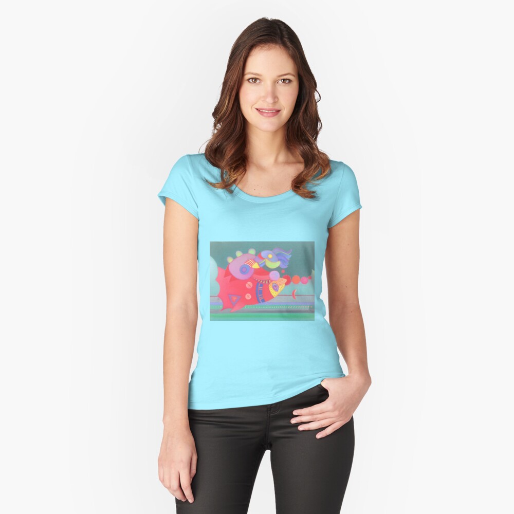 Item preview, Fitted Scoop T-Shirt designed and sold by AnnetteArt.