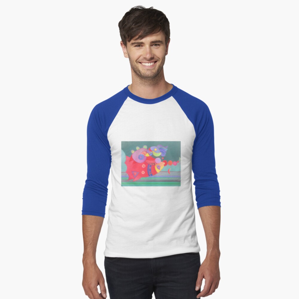 Item preview, Baseball ¾ Sleeve T-Shirt designed and sold by AnnetteArt.
