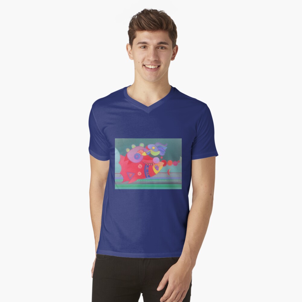 Item preview, V-Neck T-Shirt designed and sold by AnnetteArt.