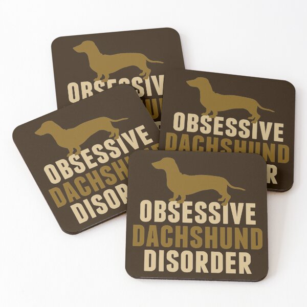Item preview, Funny Obsessive Dachshund Disorder designed and sold by Epic Love Designs.