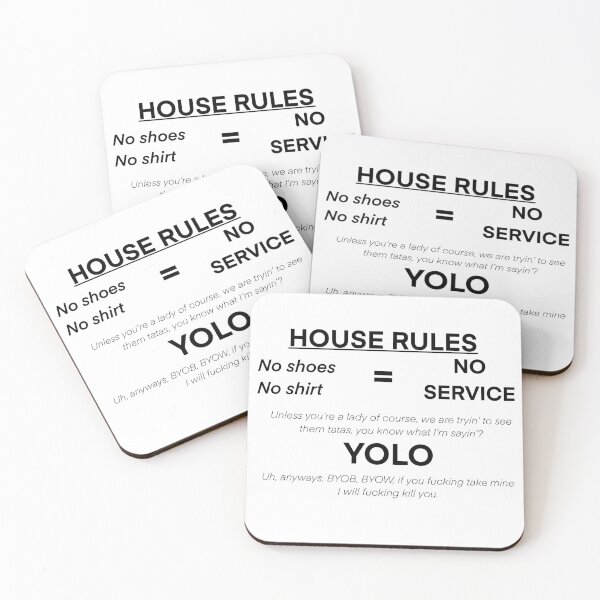 Item preview, House Rules designed and sold by maddierohman.
