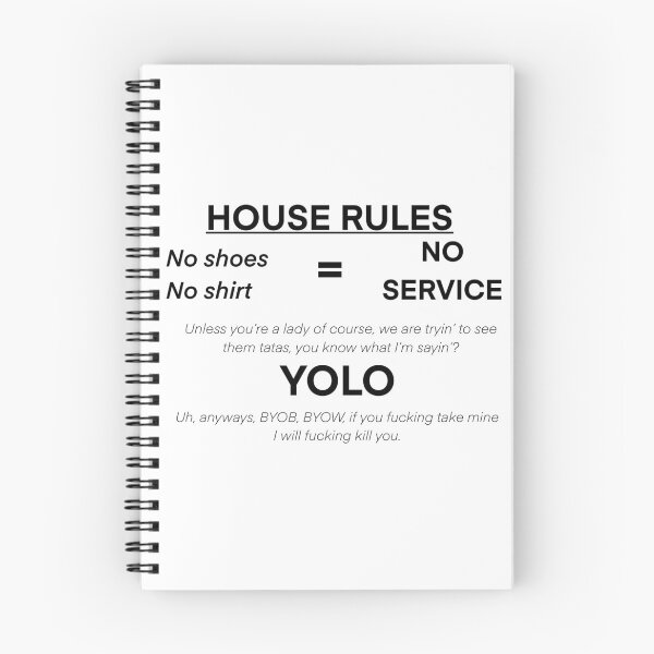 Item preview, House Rules designed and sold by maddierohman.