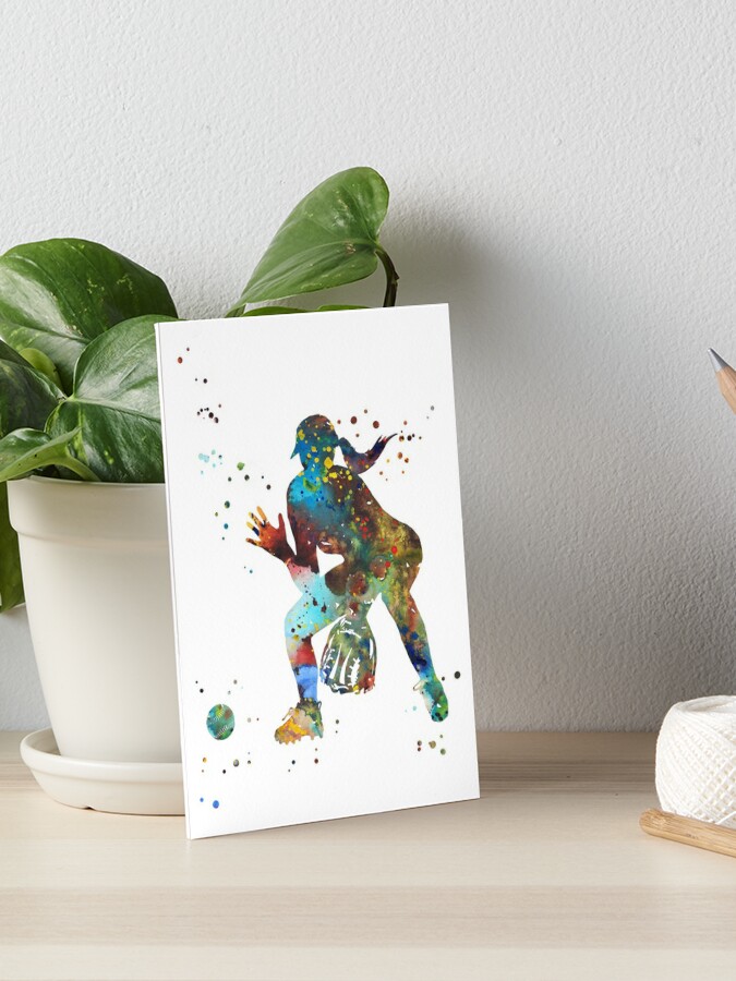 Gift for Girl, Girls Sports Art, Basketball Girls Wall Art, Softball Girls  Art, Tween Girl Wall Art, Teen Girl Gift Idea, Set of 4 Prints 