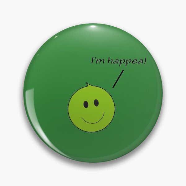 Item preview, Happea as a pea designed and sold by shackledlettuce.