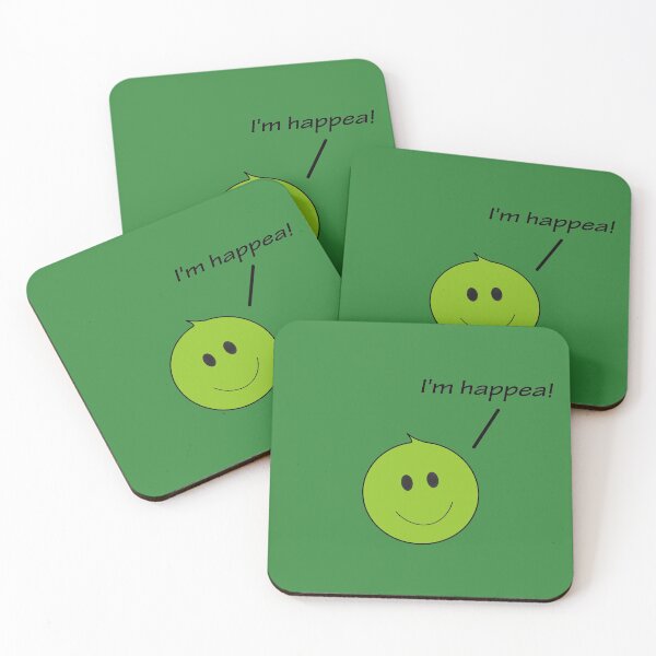 Item preview, Happea as a pea designed and sold by shackledlettuce.