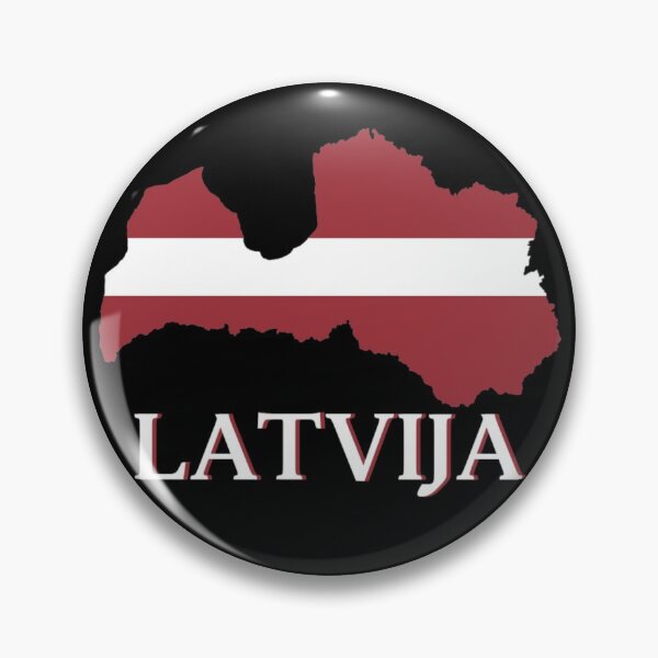 Item preview, Latvija Flag Country Outline designed and sold by JG0024.
