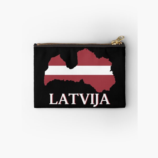 Item preview, Latvija Flag Country Outline designed and sold by JG0024.