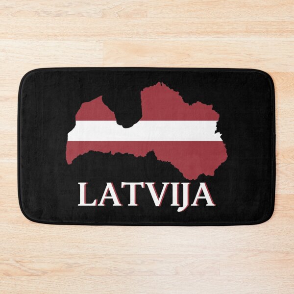 Item preview, Latvija Flag Country Outline designed and sold by JG0024.