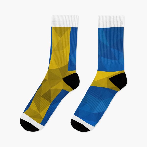 Item preview, Low Poly Sweden Flag - Geometric Swedish Cross Design designed and sold by OrangePoly.