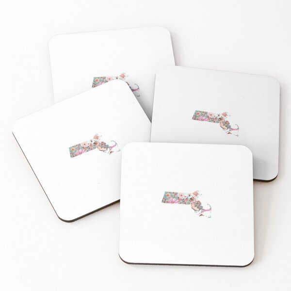 Item preview, MASSACHUSETTS STATE OUTLINE FLOWERS designed and sold by abbymoriartyy.
