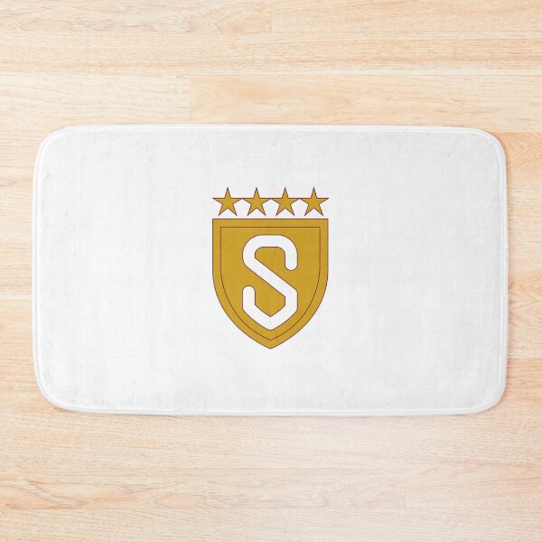 Item preview, Initial Letter S, Shield Monogram Star Style, Gold Color designed and sold by factory88.