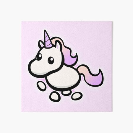 Unicorn Roblox Art Board Prints Redbubble - roblox royal high roblox unicorn girl