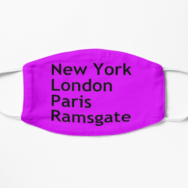 New York London Paris Ramsgate Mask