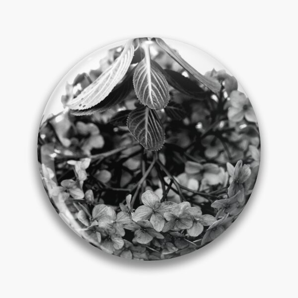 Item preview, Hortensia Hydrangea Flower Black and White designed and sold by anafrancisconi.