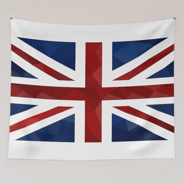 Item preview, Low Poly UK Flag - Geometric Union Jack Design designed and sold by OrangePoly.