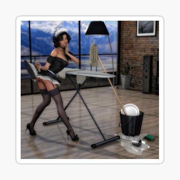 The French Maid Sticker