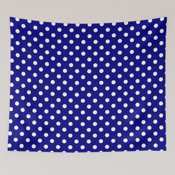 Item preview, Navy Blue with White Polka Dots designed and sold by WearURColors.