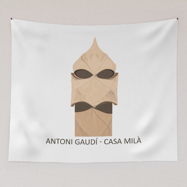 Item preview, Gaudi's Casa Mila - Chimney Figure Head designed and sold by pinspace.