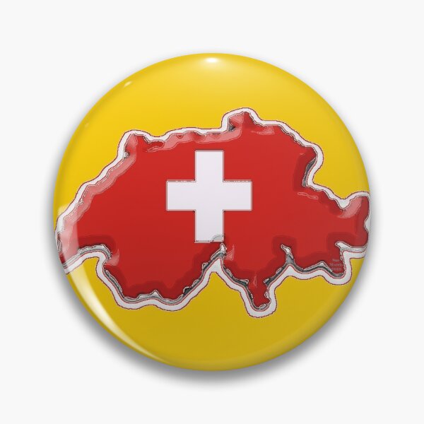 Item preview, Switzerland Map With Swiss Flag designed and sold by Havocgirl.