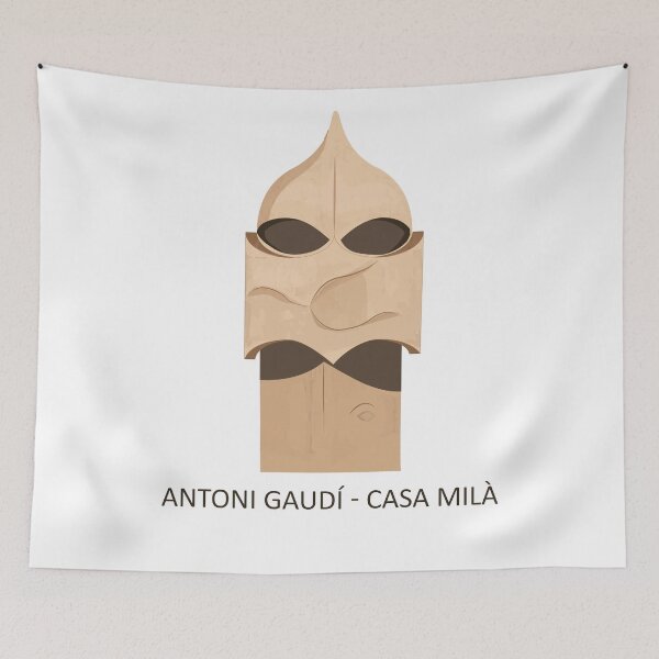 Item preview, Gaudi's Casa Mila - Chimney Figure Head designed and sold by pinspace.