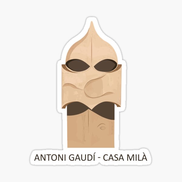 Item preview, Gaudi's Casa Mila - Chimney Figure Head designed and sold by pinspace.