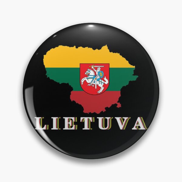 Item preview, Lithuania Lietuva Country Flag Outline Design designed and sold by JG0024.