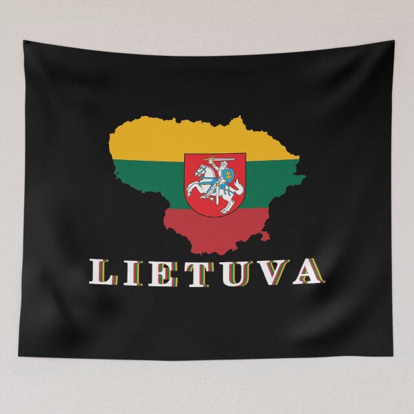 Item preview, Lithuania Lietuva Country Flag Outline Design designed and sold by JG0024.