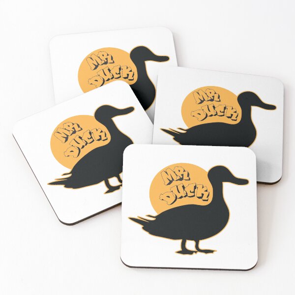 Item preview, Mr Duck yellow cool illustration for men designed and sold by Drago Art.