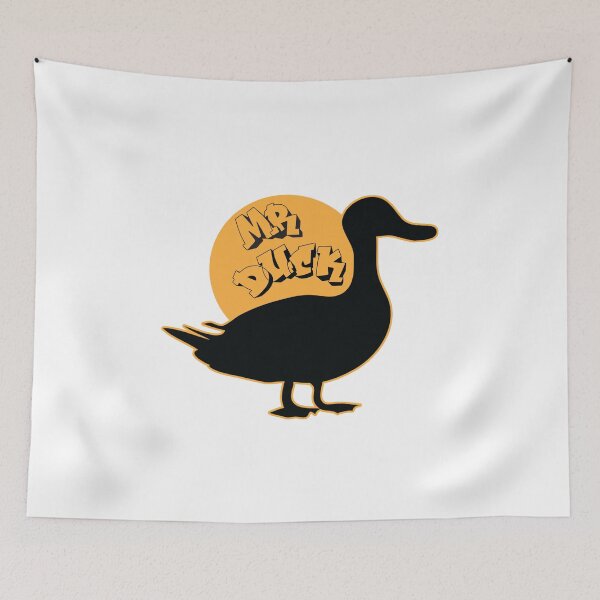 Item preview, Mr Duck yellow cool illustration for men designed and sold by Drago Art.