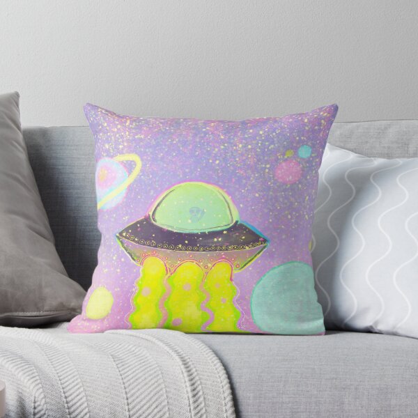 spacing out Throw Pillow