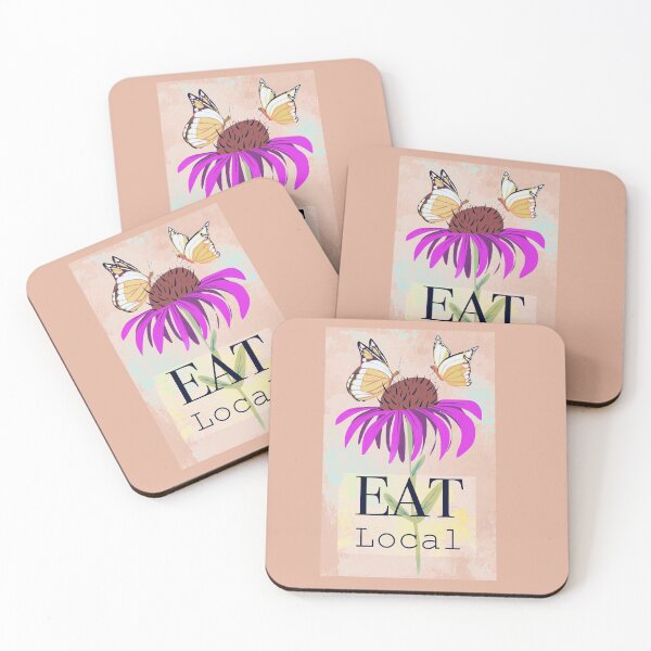 Item preview, Eat local butterfly designed and sold by BePositivity.