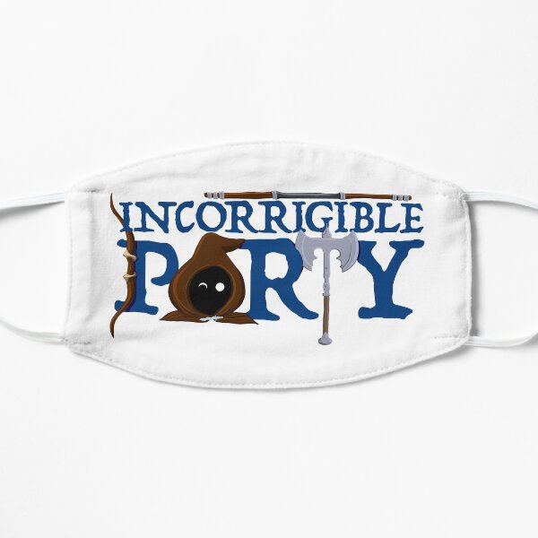 The Incorrigible Party logo Flat Mask