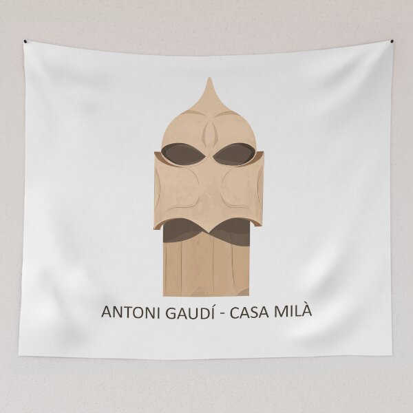 Item preview, Gaudi's Casa Mila - Chimney Figure Head designed and sold by pinspace.