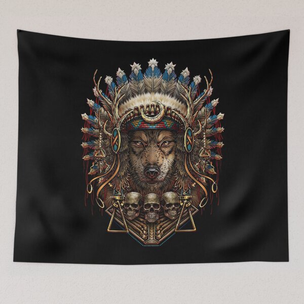 Item preview, americannative wolf (Winya No. 164) designed and sold by Winya.
