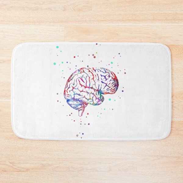 Item preview, Brain anatomy, medical art, watercolor Brain, Brain print designed and sold by Rosaliartbook.