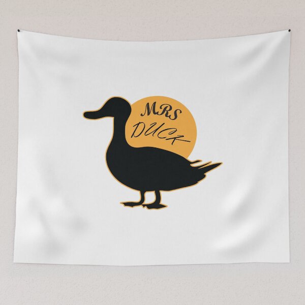 Item preview, Mrs Duck yellow cool illustration for womens designed and sold by Drago Art.