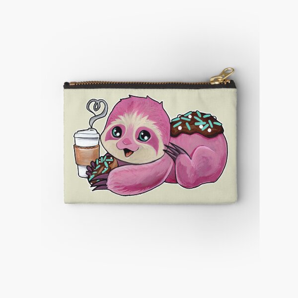 Item preview, Pink donut sloth designed and sold by ArtOfBianca.
