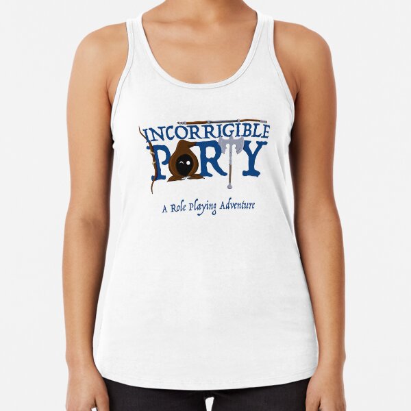 The Incorrigible Party - A Role Playing Adventure Racerback Tank Top