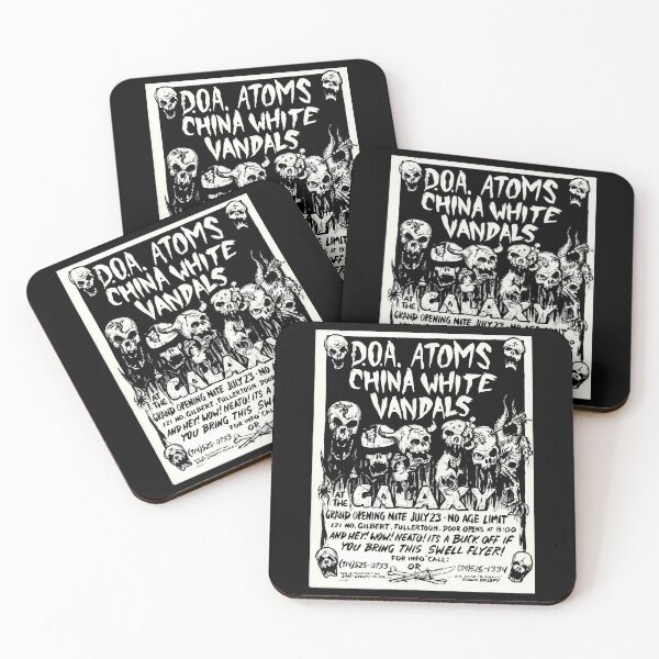 Item preview, Retro 1982 punk show flyer - DOA & the Vandals designed and sold by Fairytale of DC.