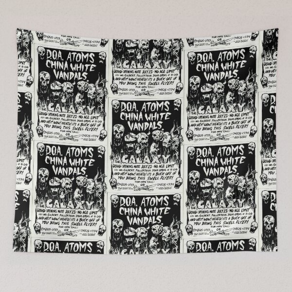 Item preview, Retro 1982 punk show flyer - DOA & the Vandals designed and sold by Fairytale of DC.