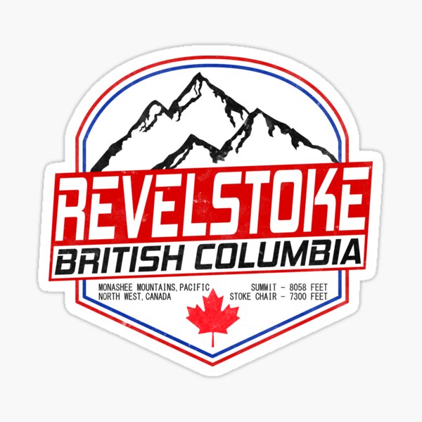 Item preview, Retro Ski Revelstoke B.C Canada Skiing and Mountain Biking Paradise designed and sold by chriswilson111.