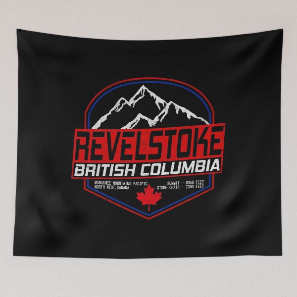 Item preview, Retro Ski Revelstoke B.C Canada Skiing and Mountain Biking Paradise designed and sold by chriswilson111.