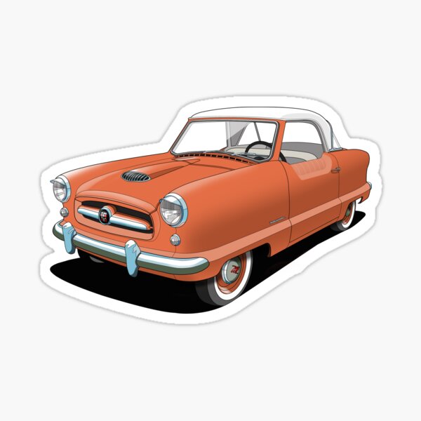 Item preview, Nash Metropolitan in coral designed and sold by candc-retro.