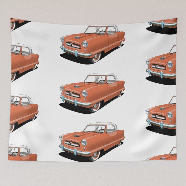 Item preview, Nash Metropolitan in coral designed and sold by candc-retro.