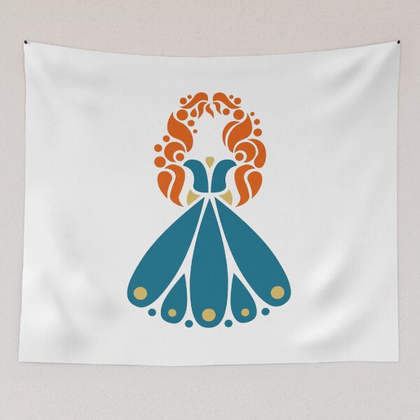 Item preview, Celtic Princess - Czech Folk Art designed and sold by arturekdesign.